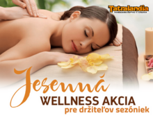 Autumn wellness promotion in Tatralandia